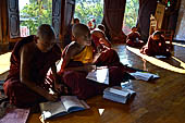 Novice monks, Shwe Yaunghwe Kyaung, Nyaungshwe, Inle Lake, Myanmar.  